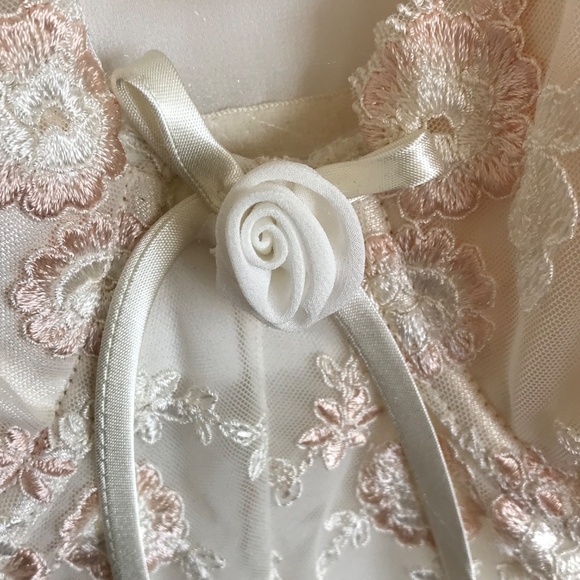 SEDUCTIVE WEAR By CINEMA EXOILE Lace Chemise Nightgown Lingerie Size Large - Picture 7 of 16